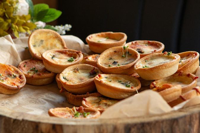 mini quiche au gaperon