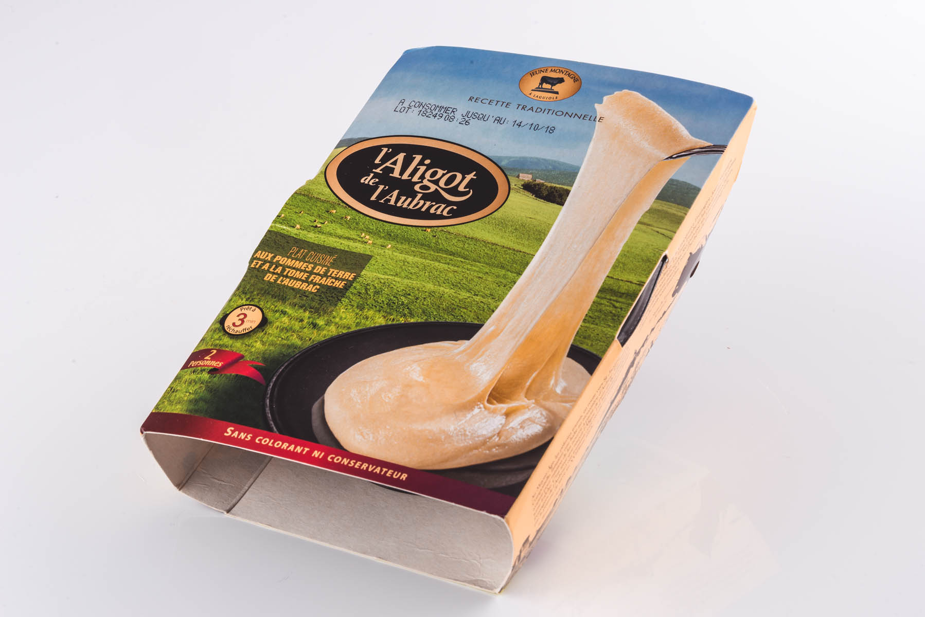 Aligot de lAubrac en 500g dAuvergne, Laqueuille, la Mémée.